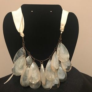 Cream Chandelier Necklace